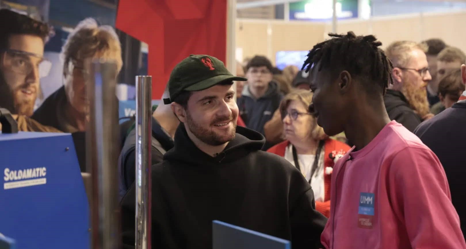 Amixem avec un abonné lors d'une renconter abonnés
